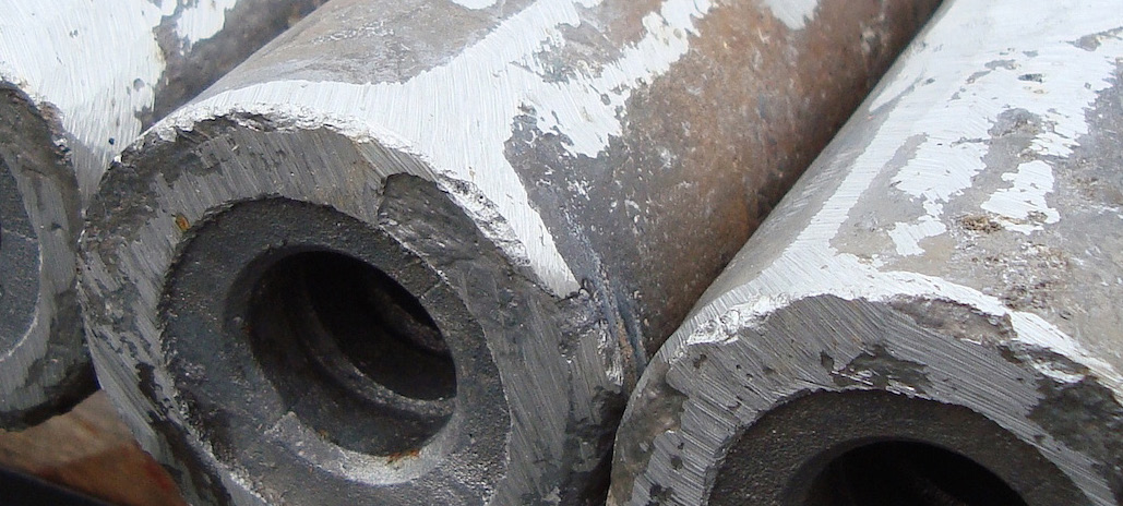 Small Group of Solid Stick Anodes, showing the wide end