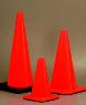 orange traffic cones