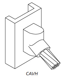 Cable to Vertical Cast iron