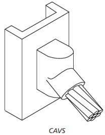 Cable on Vertical Steel