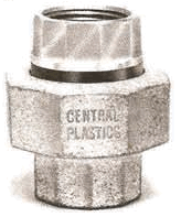 Central Plastics Ground Joint 150 lb. Insulating Union