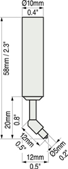 Positector 6000 removeable built-in probe