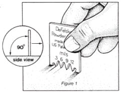 Powder Comb