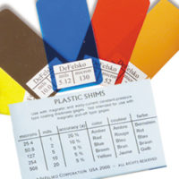 DeFelsko Standards Non-Certified Plastic Shims