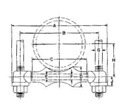 Single pipe roll dimension drawing