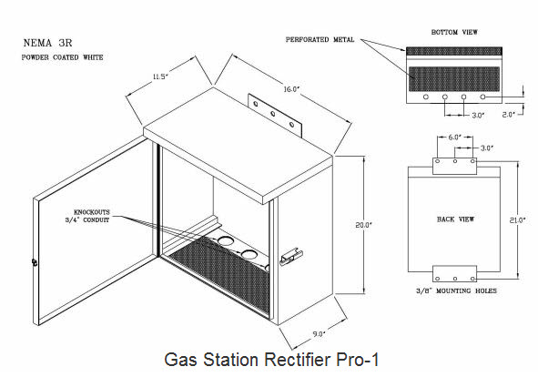 ALCO Rectifier Gas Station Pro-1 Rectifier