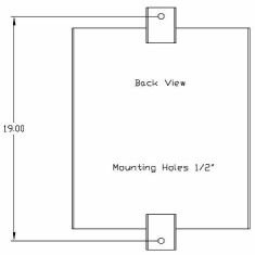 ALCO Rectifier Watertank Rectifier Dimensions